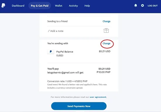 生活攻略-如何从 GCash 转账到 PayPal(5)