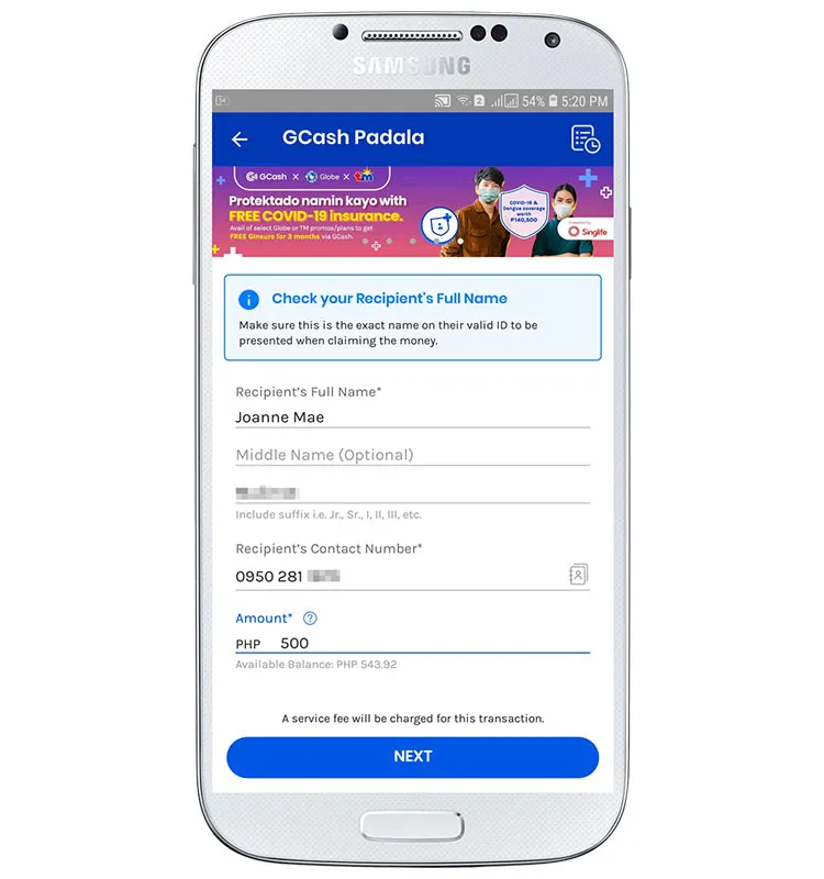 生活攻略-如何使用 GCash Padala 向非 GCash 用户汇款(4)