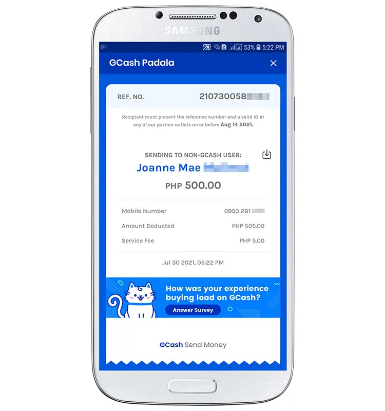 生活攻略-如何使用 GCash Padala 向非 GCash 用户汇款(6)