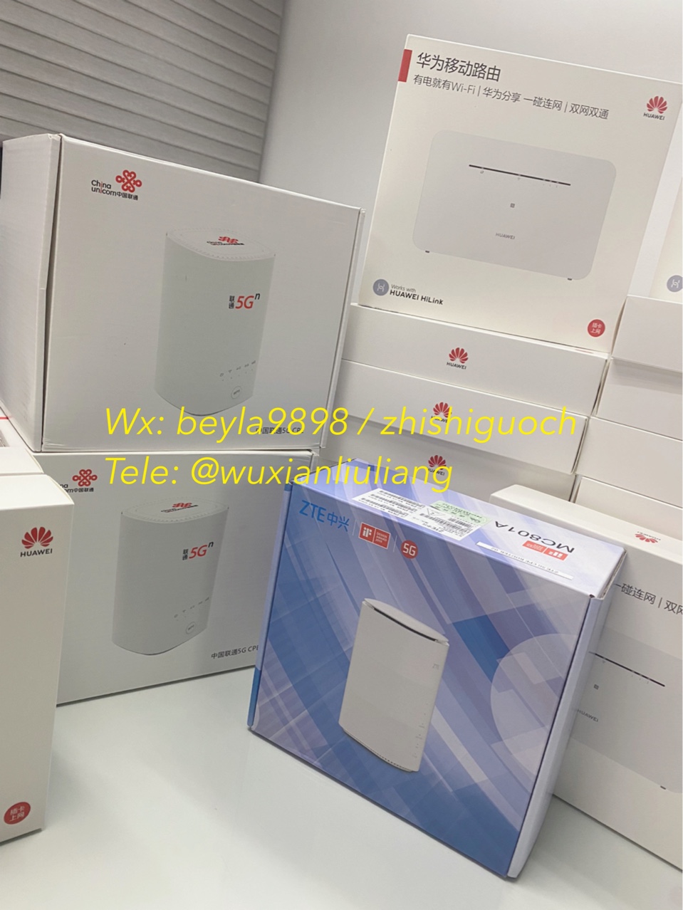 电子产品-华为/ ZTE / 联通 4g , 5g 路由器！ 量大价优， 需要滴滴(2)