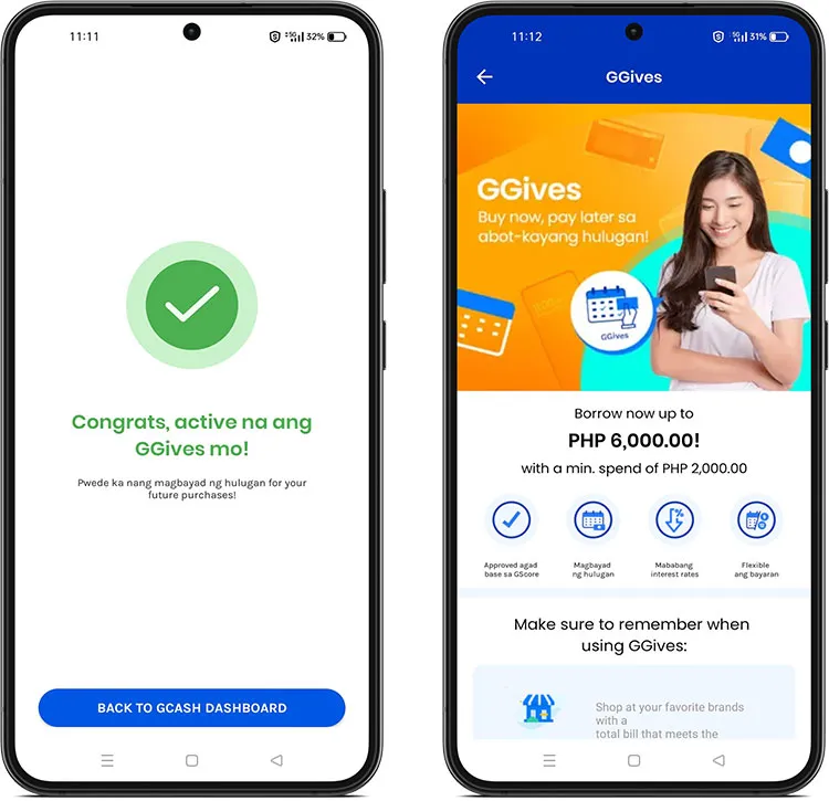 生活攻略-如何在GCash中激活和使用GGives“先买后付”(6)