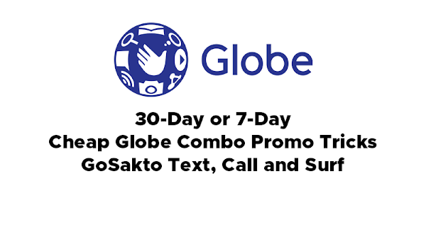 生活攻略-30 天或 7 天Globe组合套餐技巧：GoSakto 短信、通话和流量(1)