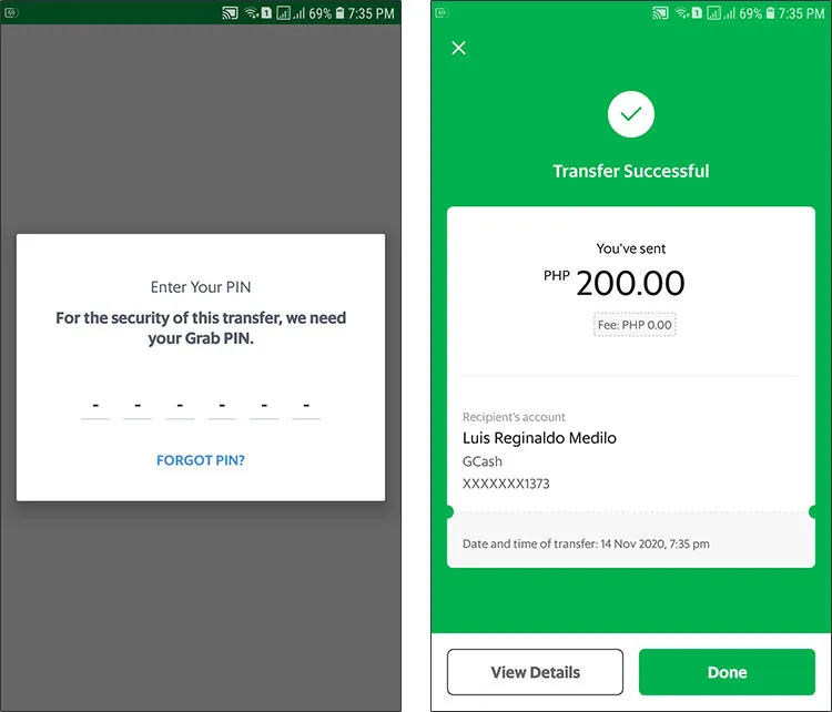 生活攻略-如何从 GrabPay 转账到 GCash(6)