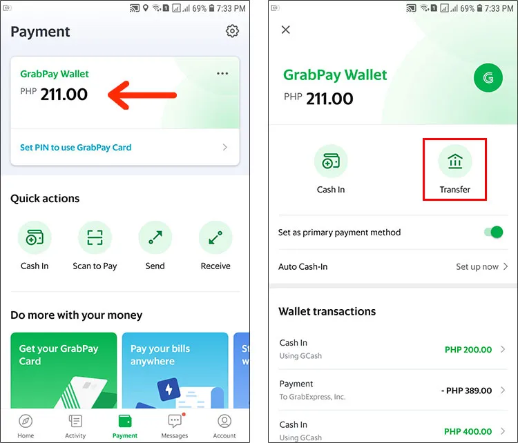生活攻略-如何从 GrabPay 转账到 GCash(2)