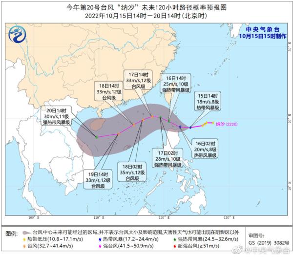 快讯-今年第20号台风“纳沙”生成(1)