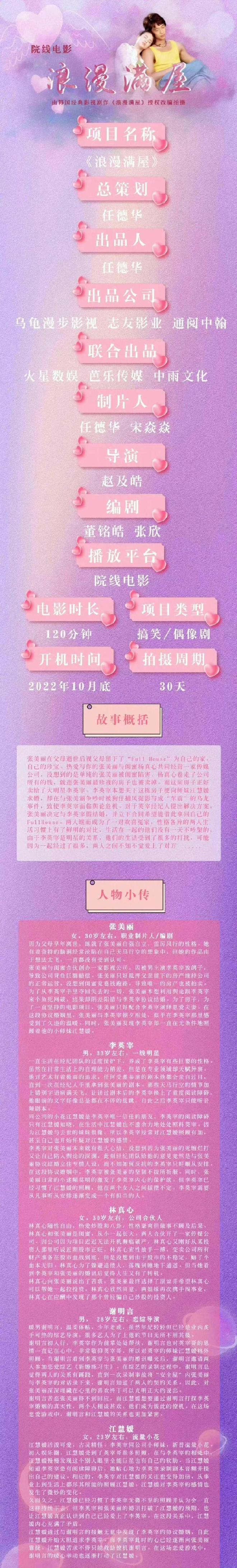 快讯-中国版"浪漫满屋"主创合影曝光 张俪丹尼斯吴主演(7)