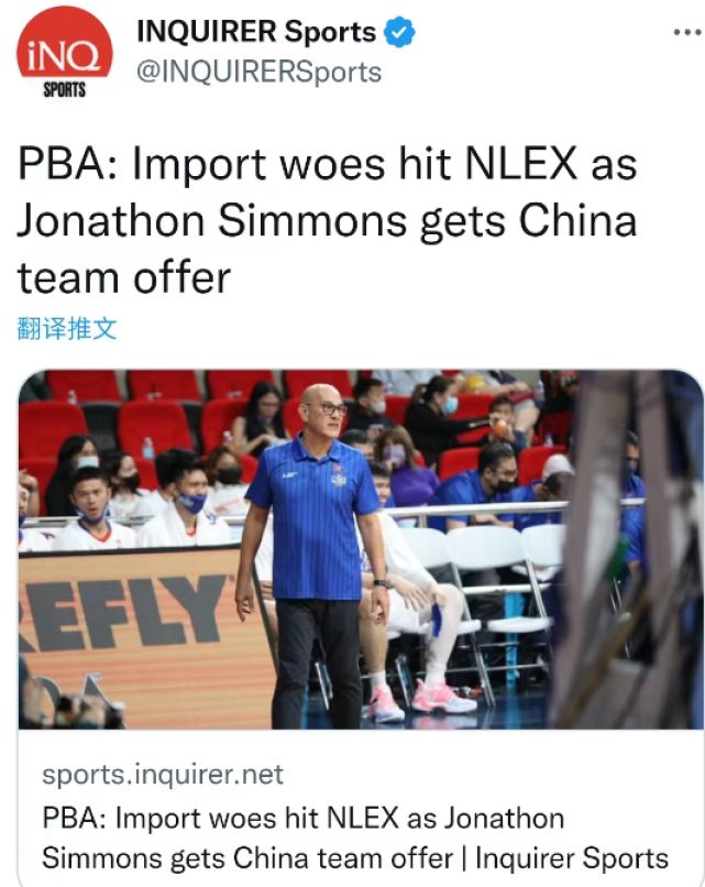 快讯-有望重回CBA！前NBA猛将西蒙斯获中国球队报价 曾效力辽宁山西(5)