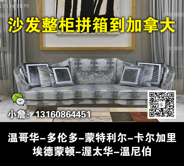 空运海运-中国沙发海运到加拿大温哥华船司直订集装箱-专线(1)