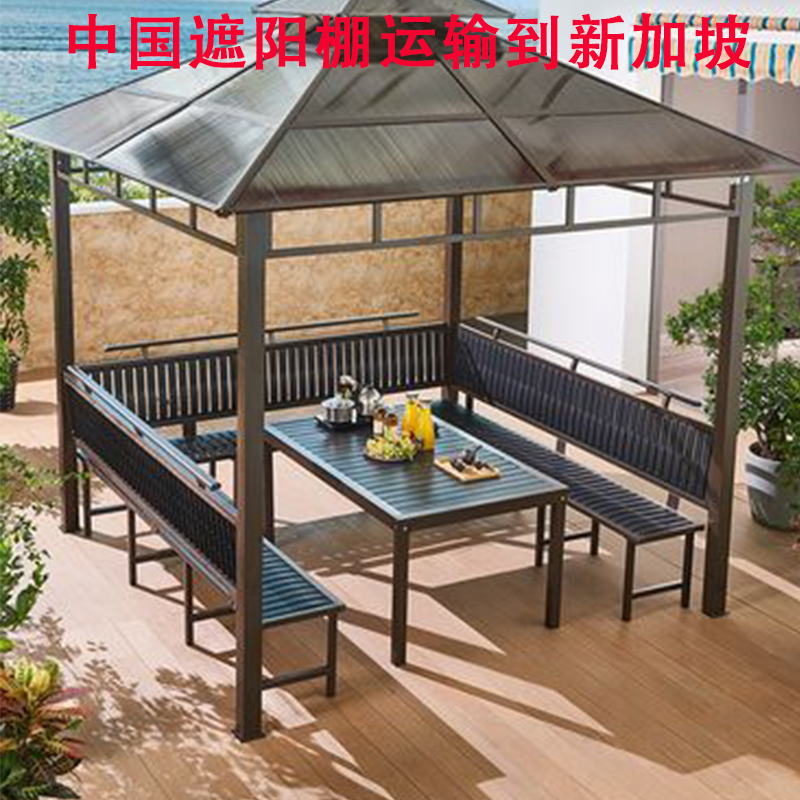 空运海运-遮阳棚海运新加坡，海运专线双清到门，流程易操作。(1)