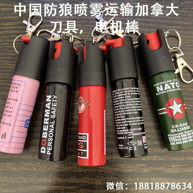 空运海运-防狼喷雾，电机棒从中国运输到加拿大，全境派送门到门(1)