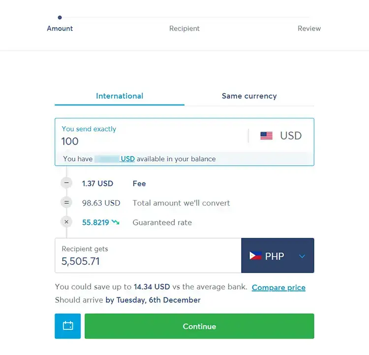 生活攻略-如何从 Wise (TransferWise) 转账到 GCash(4)