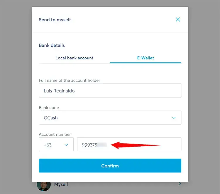 生活攻略-如何从 Wise (TransferWise) 转账到 GCash(8)