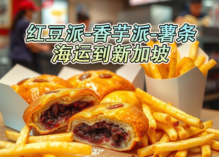 空运海运-【新加坡冷链】3吨红豆派-香芋派-薯条海运到新加坡(1)