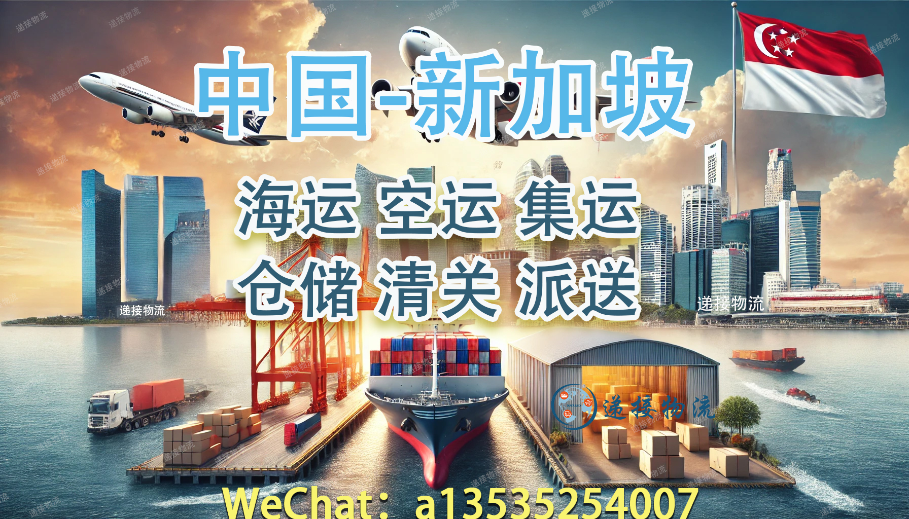 空运海运-中国至新加坡集运物流哪家好？递接物流为您推荐。(1)