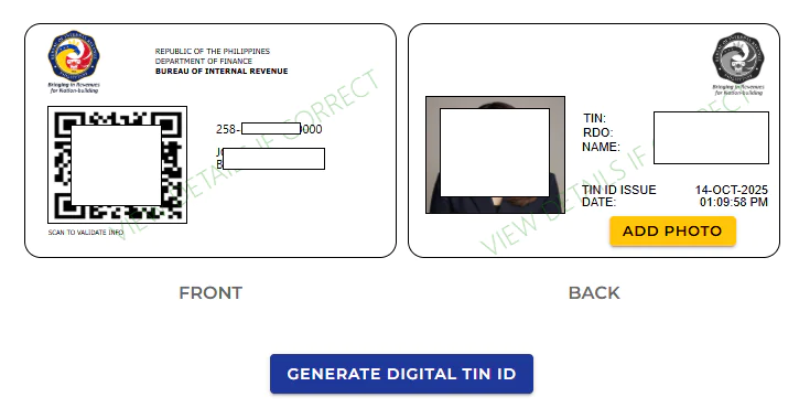 生活攻略-如何使用 ORUS 在线申请 BIR TIN ID(9)