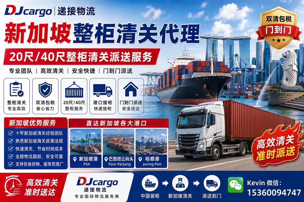 空运海运-新加坡整柜清关代理-新加坡20尺40尺整柜集装箱清关派送代理(1)