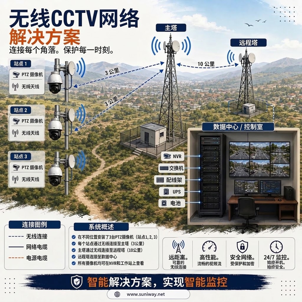 网络通讯-无线 CCTV 网络解决方案 —— 远程监控架构(1)