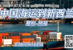【小提琴海运到新西兰】中国海运整柜拼箱到新西兰专线